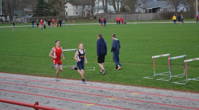 EHS senior, Derek Lasecki, takes the lead!